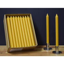 Kiri Tapers Curry - Mustard Unscented Scent Taper Candle