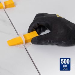 QEP Xtreme .44 in. H X 0.54 in. W X 3.35 in. L Plastic Tile Leveling Wedge 500 pc
