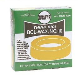 Harvey's Toilet Bowl Gasket with Wax & Flange Polyethylene