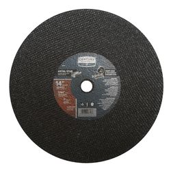 Century Drill & Tool 14 in. D X 1 in. X 7/64 in. thick Fiberglass A24R Abrasive Cut-Off Wheel 1 pc