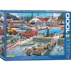 Eurographics Let’s go Fishing Jigsaw Puzzle Multicolored 1000 pc