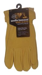 Wells Lamont Men's Driver Gloves Gold L 1 pair