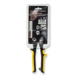 JMK Illinois Industrial Tool 10 in. Drop Forged Steel Straight Aviation Snips