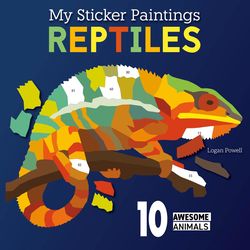 My Sticker Paintings Reptiles Sticker Book