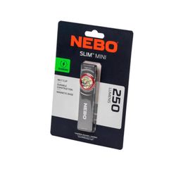 NEBO Slim 250 lm Storm Gray LED Rechargeable Mini Flashlight