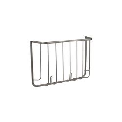 Spectrum Ashley 9.5 in. H X 3.5 in. W X 13.5 in. L Satin Nickel Cabinet Door Organizer Silver