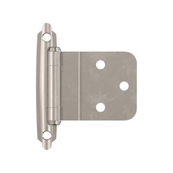 Amerock 2-15/79 in. W X 2-3/4 in. L Sterling Nickel Silver Steel Self-Closing Hinge 2 pk