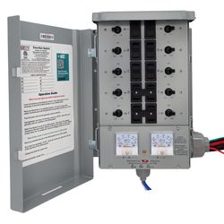 Connecticut Electric 30 amps 120/240 V 10 space 30 amps Generator Power Transfer Kit