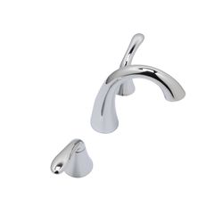 Huntington Brass Chrome Contemporary Two-Handle Bathroom Sink Faucet 8 in.