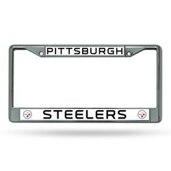 Rico Gray Metal Pittsburgh Steelers License Plate Frame