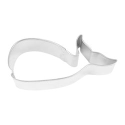 R&M International Corp 2 in. W X 4 in. L Whale Cookie Cutter Silver 1 pc