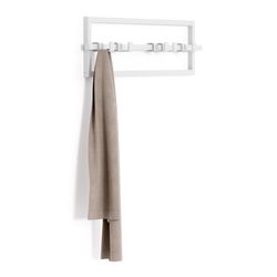 Umbra Cubiko 21 in. L White Stainless Steel Hook Rack 1 pk