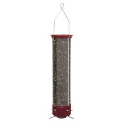 Droll Yankees Dipper Wild Bird 5 lb Polycarbonate Tube Bird Feeder 4 ports