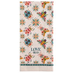 Karma Multicolored Cotton Bugs Tea Towel 1 pk