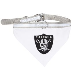 Pets First Team Colors Oakland Raiders Dog Bandana Large