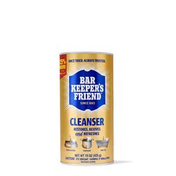 Bar Keeper's Friend No Scent Stainless Steel Cleaner & Polish 15 oz Powder