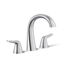 Sterling Endusk Polished Chrome Transitional Widespread Bathroom Sink Faucet 8 in.