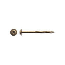 Big Timber No. 10 Sizes X 2-1/2 in. L Star Bronze Deep Cabinet Screws 2000 pk