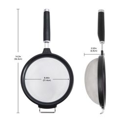 KitchenAid Black Plastic/Stainless Steel Strainer