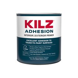 KILZ Adhesion White Flat Water-Based Bonding Primer 1 qt