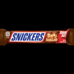 Snickers King Size Milk Chocolate, Peanuts, Caramel, Nougat Candy Bar 3.29 oz