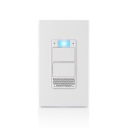 Leviton Decora Smart White Rocker Voice Dimmer 1 pk