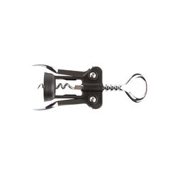Linden Sweden Black Polypropylene/Stainless Steel Corkscrew