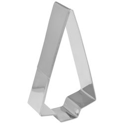 R&M International Corp 4 in. L Triangle Tree Cookie Cutter Silver 1 pc