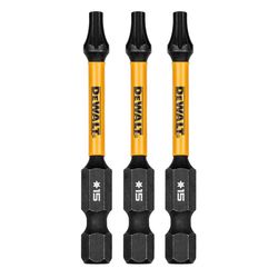 DeWalt FlexTorq Torx T15 X 2.25 in. L Drill and Driver Bit Set Steel 3 pc