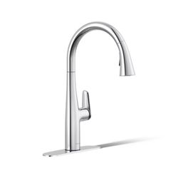 Sterling Fiume One Handle Polished Chrome Pull-Down Kitchen Faucet