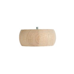 Waddell 5 in. H Round Tapered Pine Bun Foot