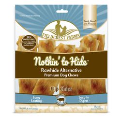 Fieldcrest Farms Nothin' to Hide Flip Chip Beef Grain Free Chews For Dogs 0.53 lb 8 pk