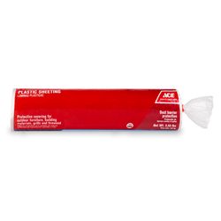 Ace Plastic Sheeting 3 mil X 10 ft. W X 25 ft. L Polyethylene Clear 1 pk