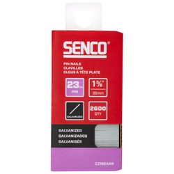 Senco 1-3/8 in. L X 23 Ga. Straight Strip Galvanized Micro Pins 2,600 pk