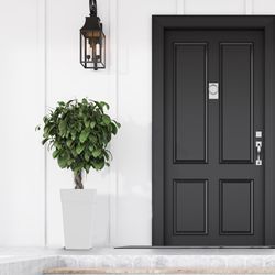 Bloem Finley 25.5 in. H X 14.65 in. W X 14.65 in. D X 14.65 in. D Resin Tall Tapered Planter Casper