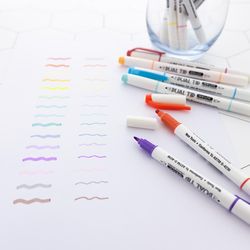 Bazic Products Assorted Fine and Chisel Tips Markers 15 pk