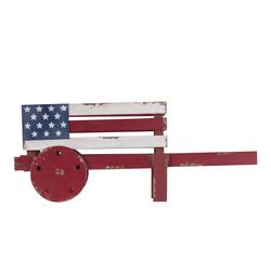 Alpine Wood Planter Red/Blue/White