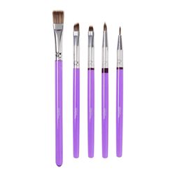 Wilton Brush Tool Decorating Brush Set Blue 5 pc
