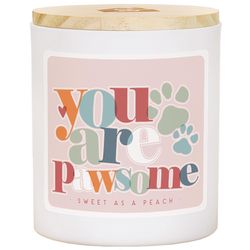 Sincere Surrounding White Peach Scent Candle Jar 11 oz