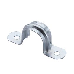 Halex 1/2 in. D Steel 2 Hole Strap 4 pk