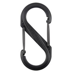 Nite Ize S-Biner Plastic Black Dual Chamber S-Biner