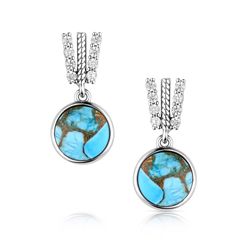 Montana Silversmiths Women's Trailing Turquoise Earrings
