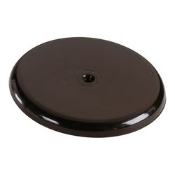 Shepherd Hardware Plastic Anti-Skid Pad Black Round 1 in. W 4 pk