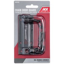 Ace 3.38 in. L Oil Rubbed Bronze Steel Chain Door Guard