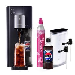 SodaStream Fountain Black 1 L Sparkling Water Maker Kit 1 pk