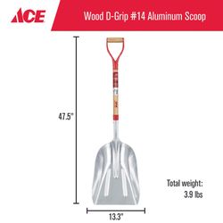 Ace Aluminum Red Scoop