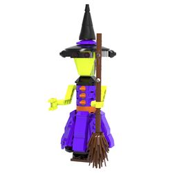 Ace Witch Block Set Black/Green/Purple 186 pc