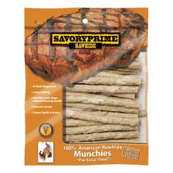 Savory Prime Munchies All Size Dogs Adult Rawhide Sticks Beef Rawhide 5 in. L 30 pk