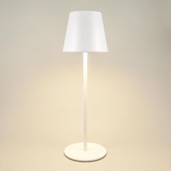 Denver 14.2 in. Matte White Table Lamp