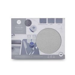 Core Home Non-Slip 16 in. L X 12 in. W X 0.35 in. H Drying Mat